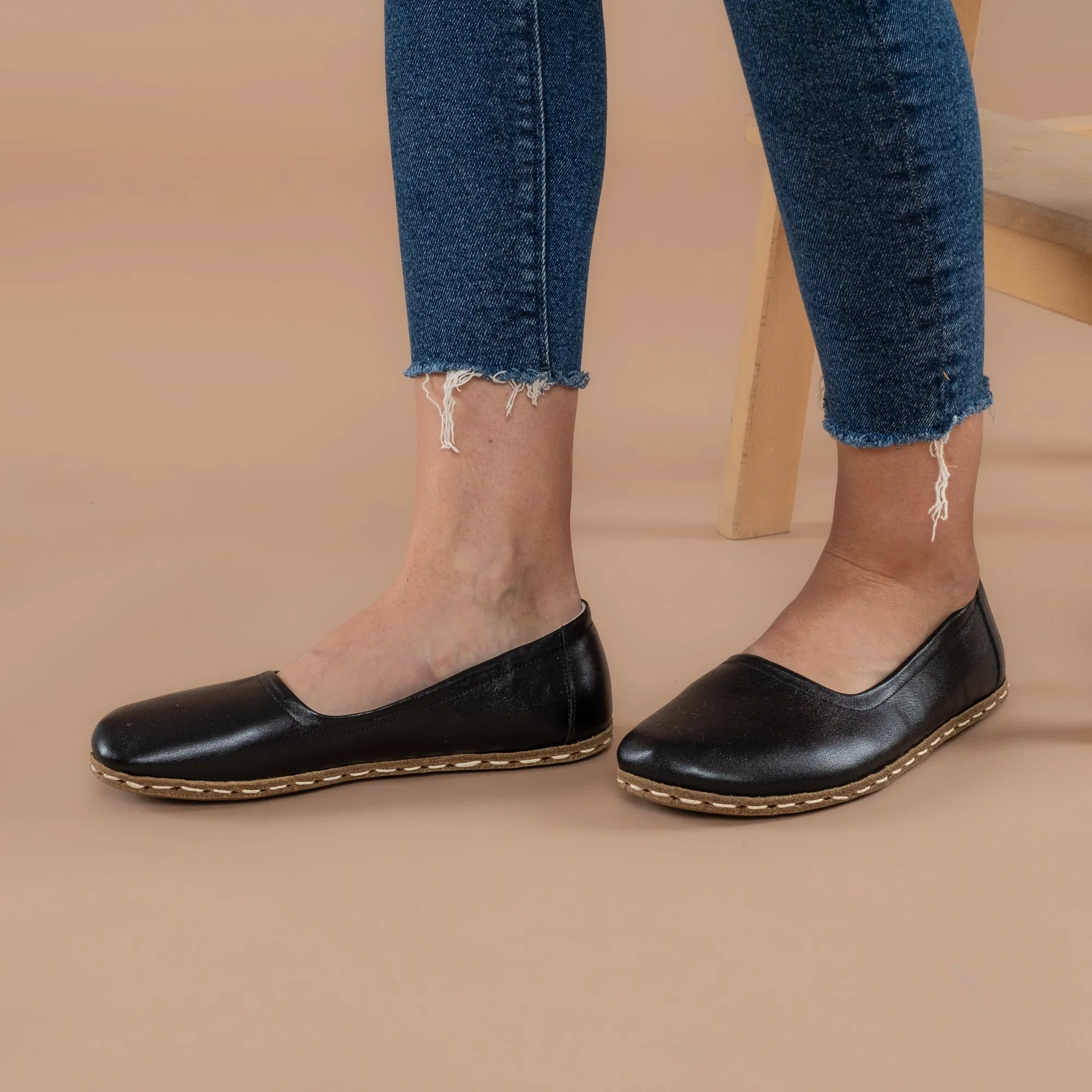 Black Barefoot Ballet Flats