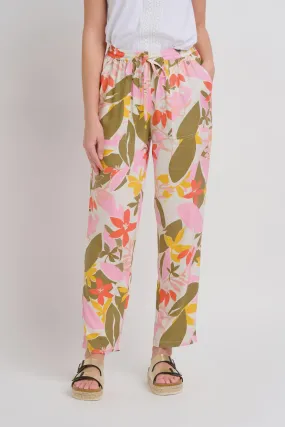 Brakeburn Tropical Palm Traveller Trouser Multi