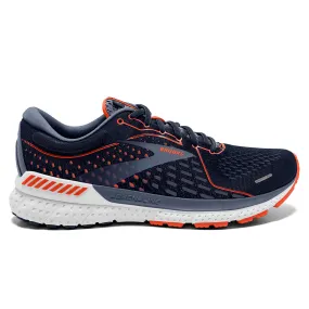 Brooks Adrenaline GTS 21 Mens | Navy/red Clay/gray