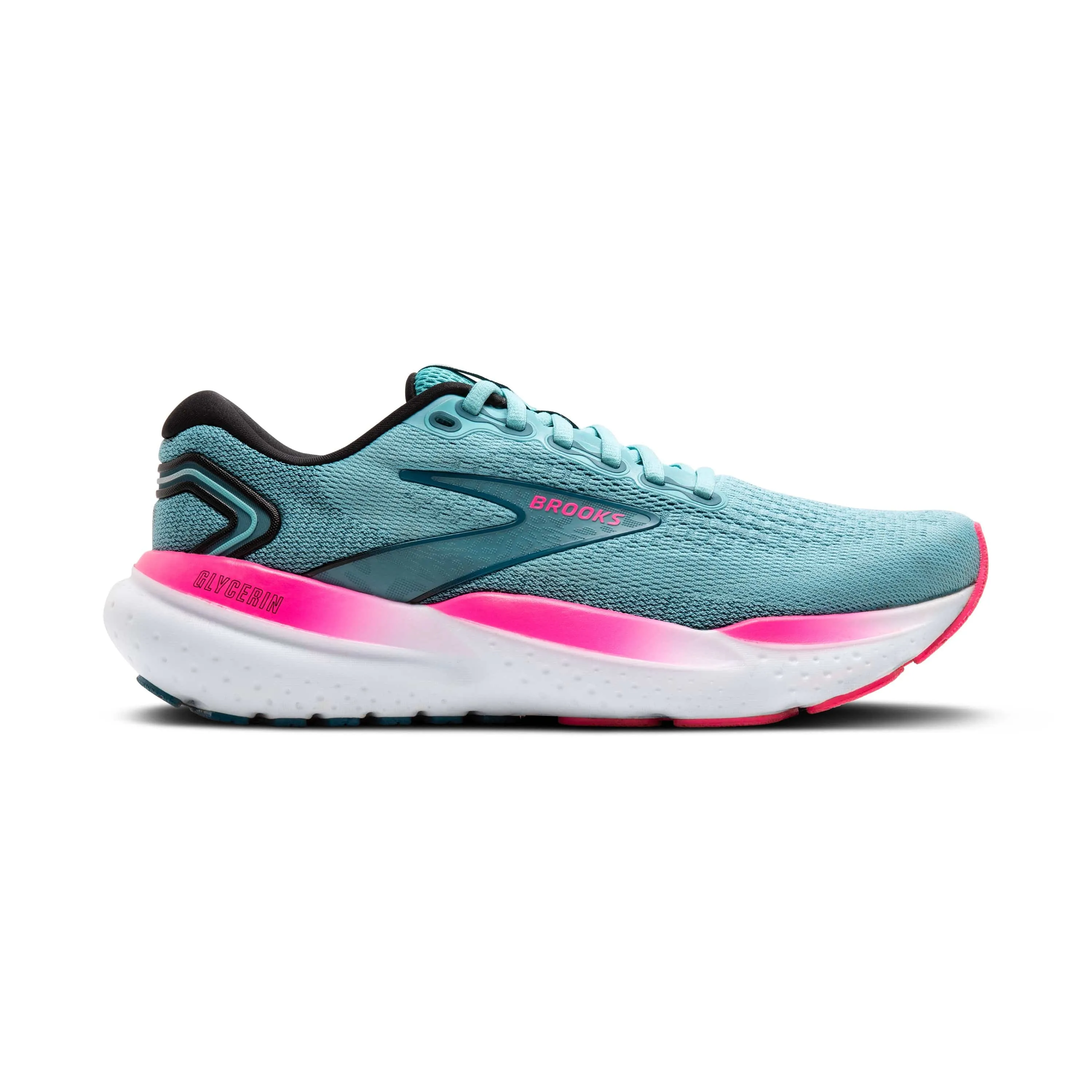 Brooks Glycerin 21 Women's Running Shoes AW24 Moroccan Blue/Aqua/Pink