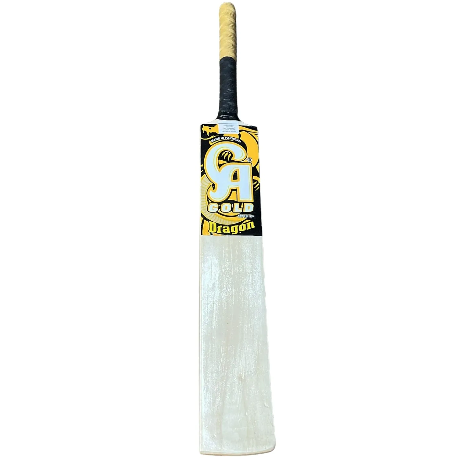 CA Cricket Bat Gold-New-Edition-Dragon Tape Tennis