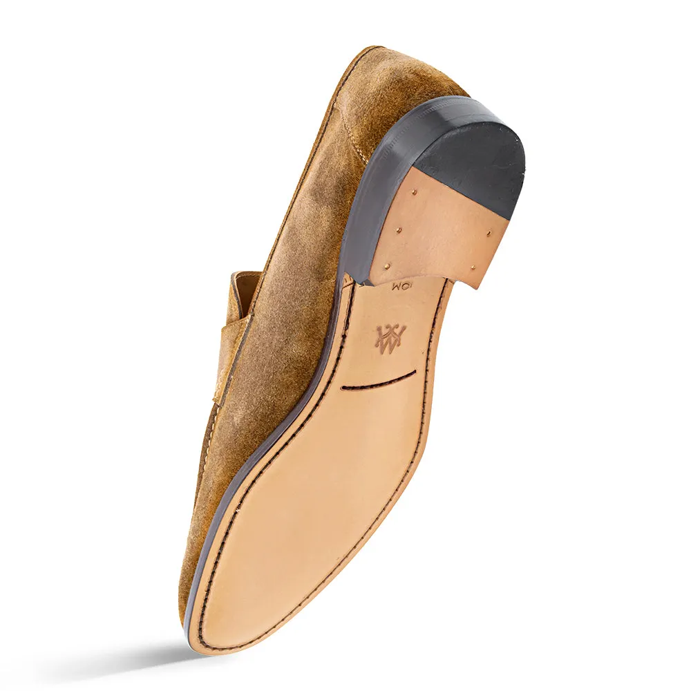 Caro Suede Penny Loafer - Mezlan