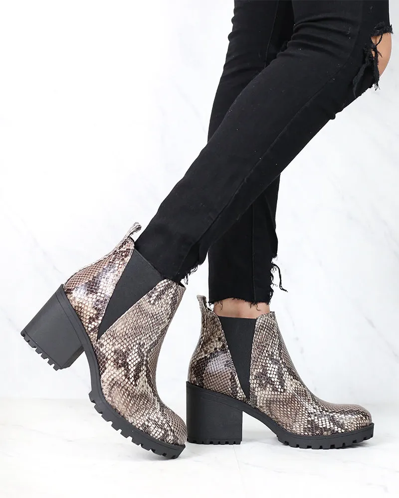 Dirty Laundry - Lisbon Platform Leather Bootie - More Colors