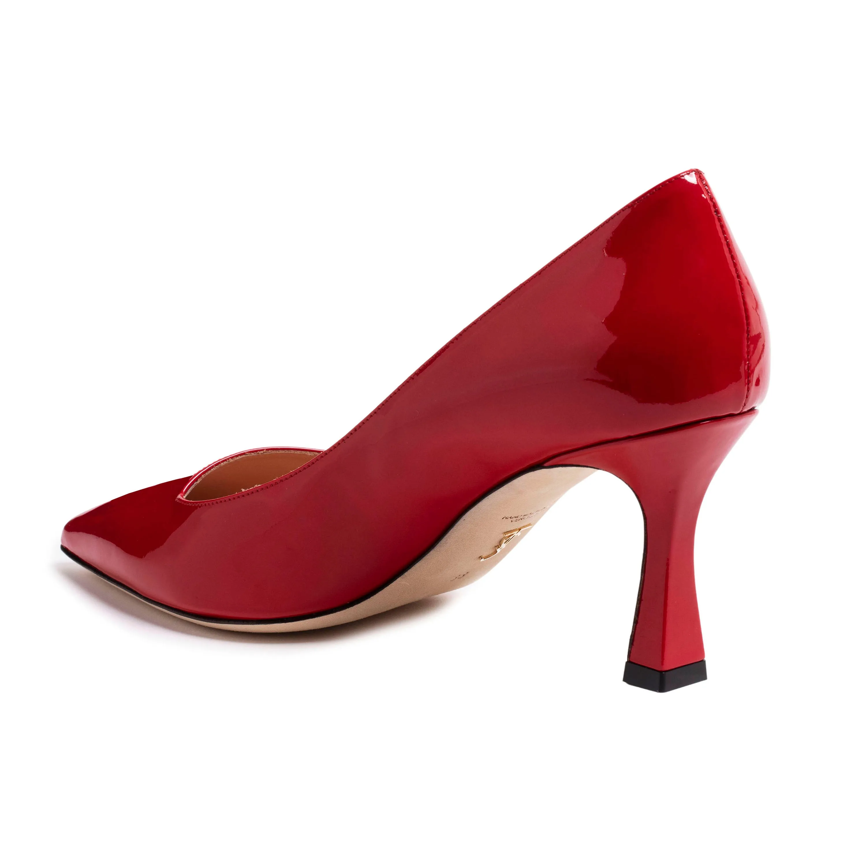 Kamala Pump -  Red (Mid-Heel)