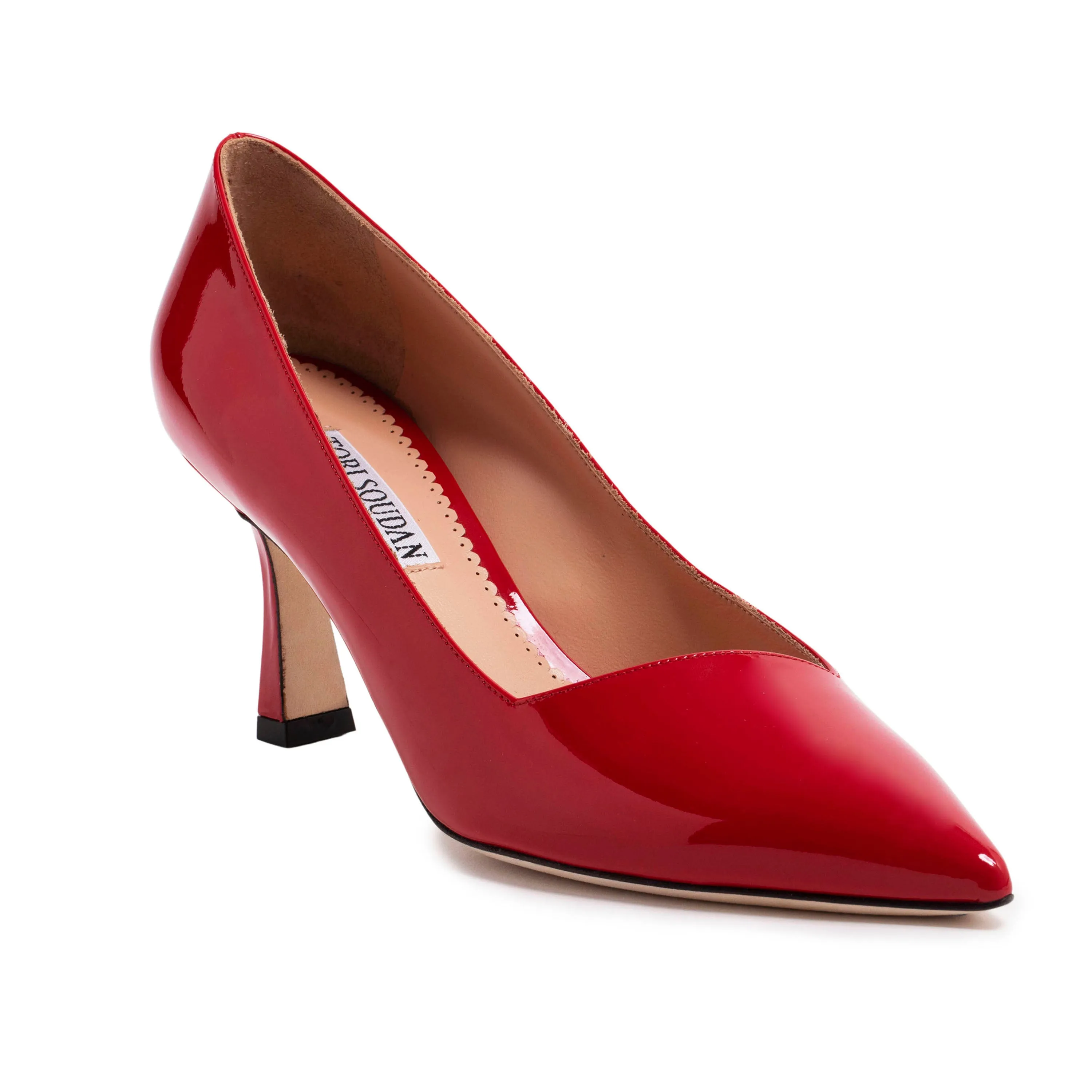 Kamala Pump -  Red (Mid-Heel)