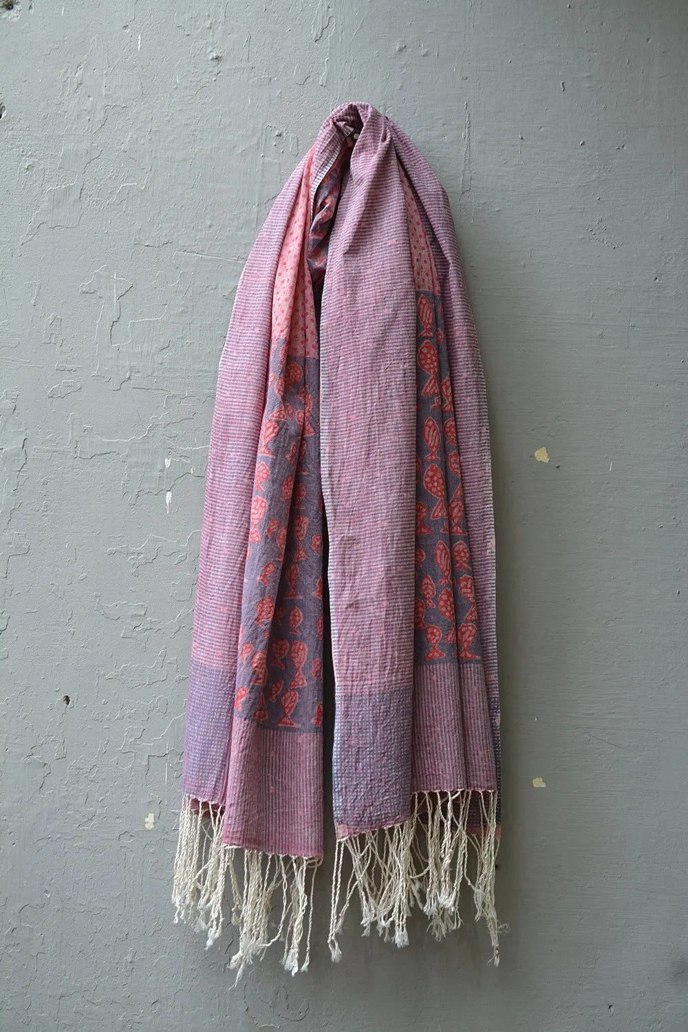 PESCE - Block Printed Dupatta