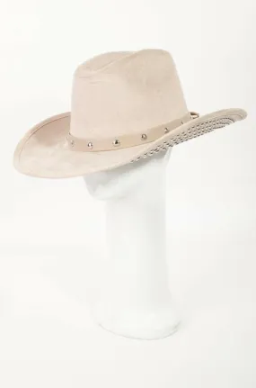 "Joan" Studded Fedora