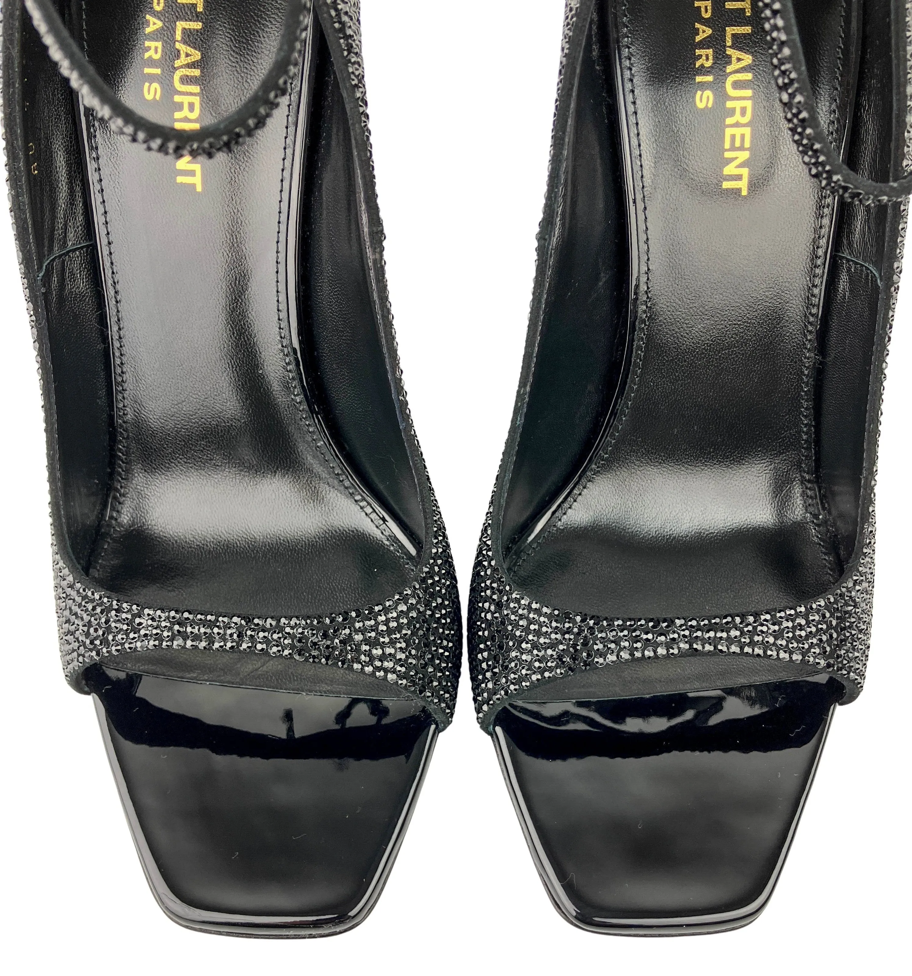 Saint Laurent Opyum Crystal Logo Pumps