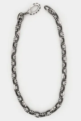 Studded chain necklace