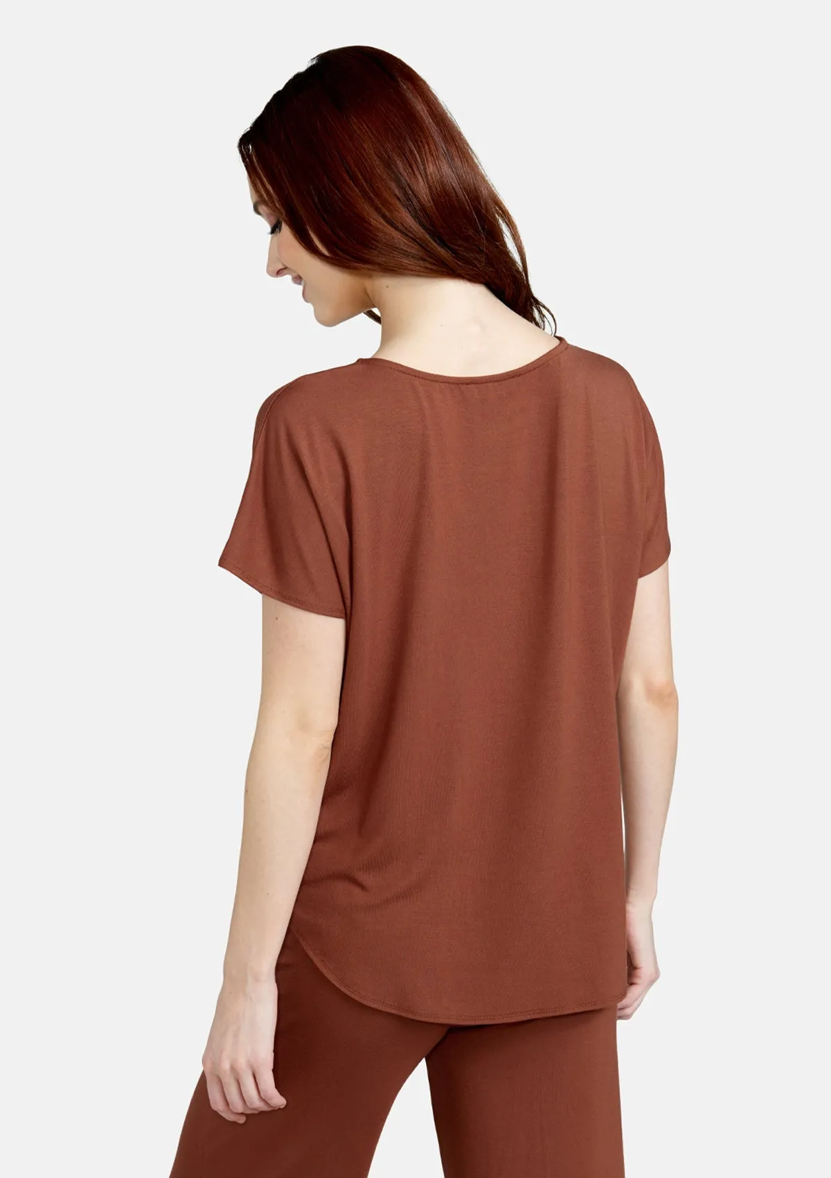 Tall Evelyn Scoop Neck Top