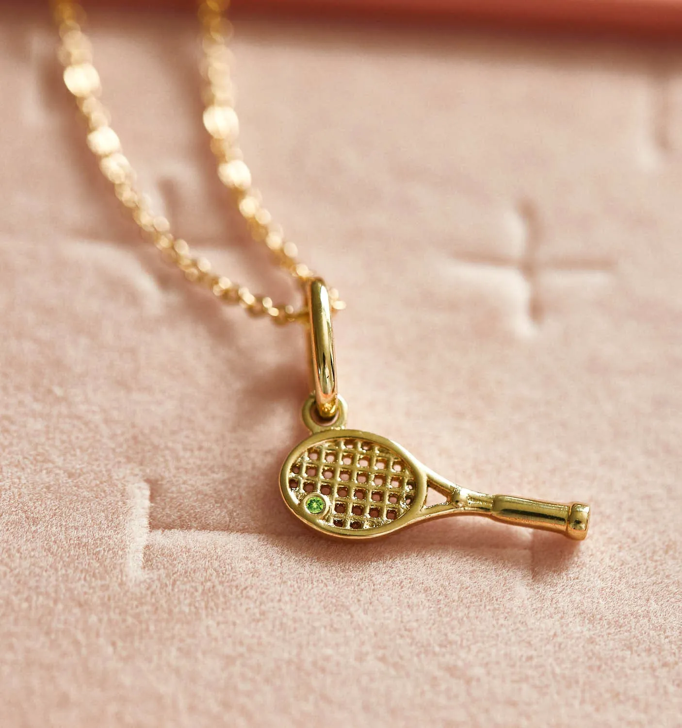 Tennis Racket Necklace