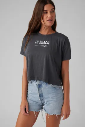 To Beach Boxy Tee