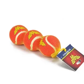 WONDER WOMAN LOGO TENNIS BALL 3-PACK